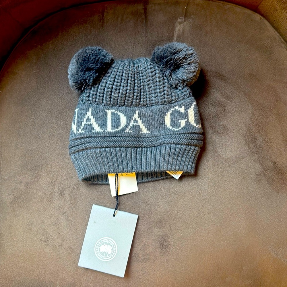 Baby winter hat double Pom